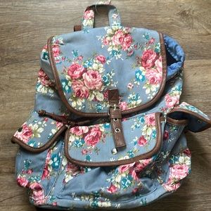 Flower back pack bag
